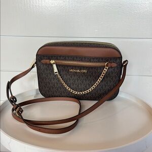 NWT Michael Kors Brown Crossbody Bag